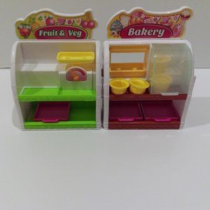 Shopkins Bakery and Fruit & Veg Playset